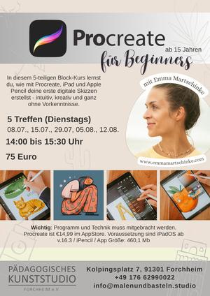 Procreate für Anfänger mit Emma Martschinke