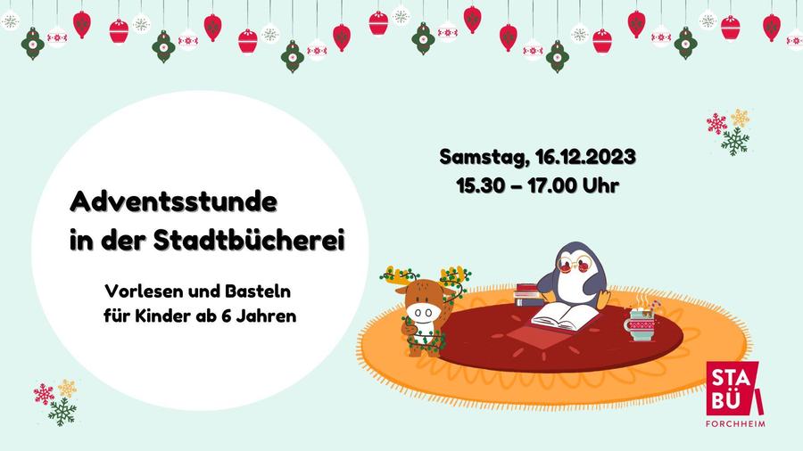 Adventsstunde in der Stadtbücherei