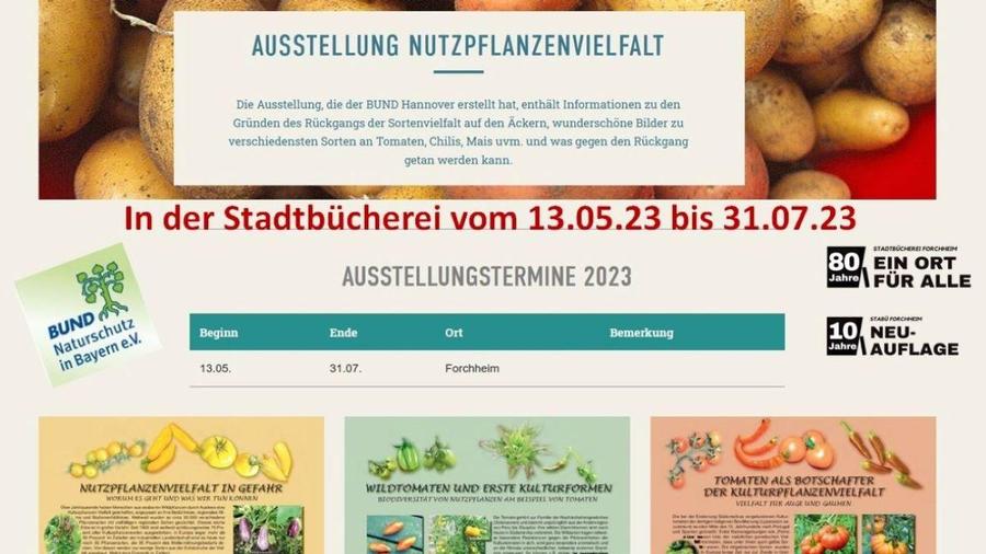 Ausstellung Nutzpflanzenvielfalt