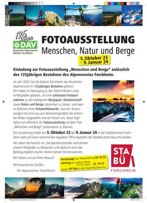 Fotoausstellung: Menschen, Natur und Berge