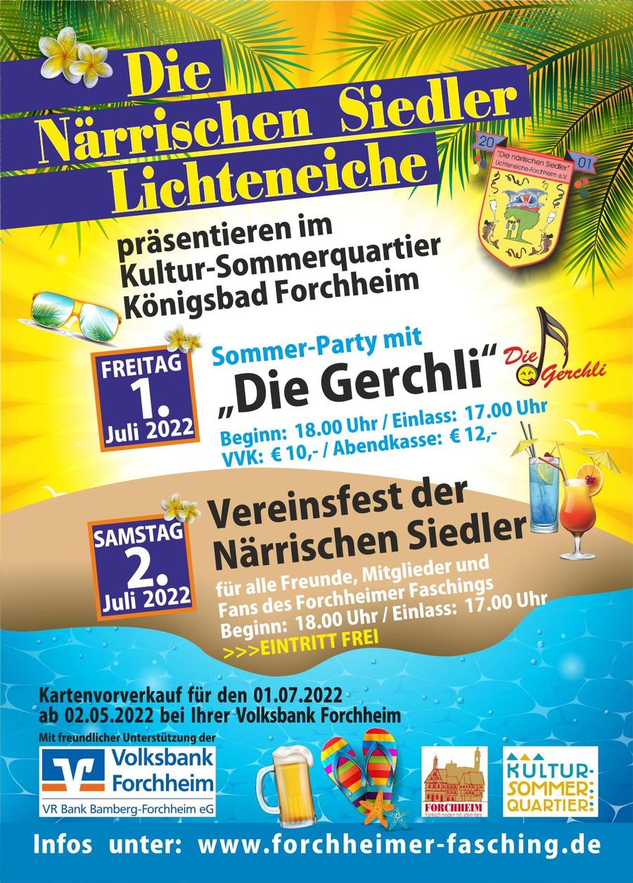 Vereinsfest der Närrischen Siedler für Freunde