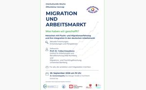 Öffentlicher Vortrag: Migration und Arbeitsmarkt - was haben wir geschafft?