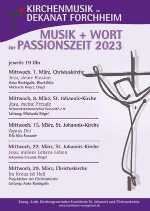 Musik und Wort zur Passionszeit